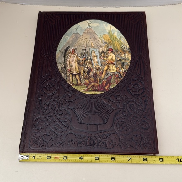 The Chronicles Time Life Books The Old West Series Embossed Leather Look Book - Picture 13 of 13